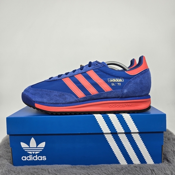 New adidas SL72 RS Blue Bright Red Men's Shoes Size 10 - Picture 2 of 9